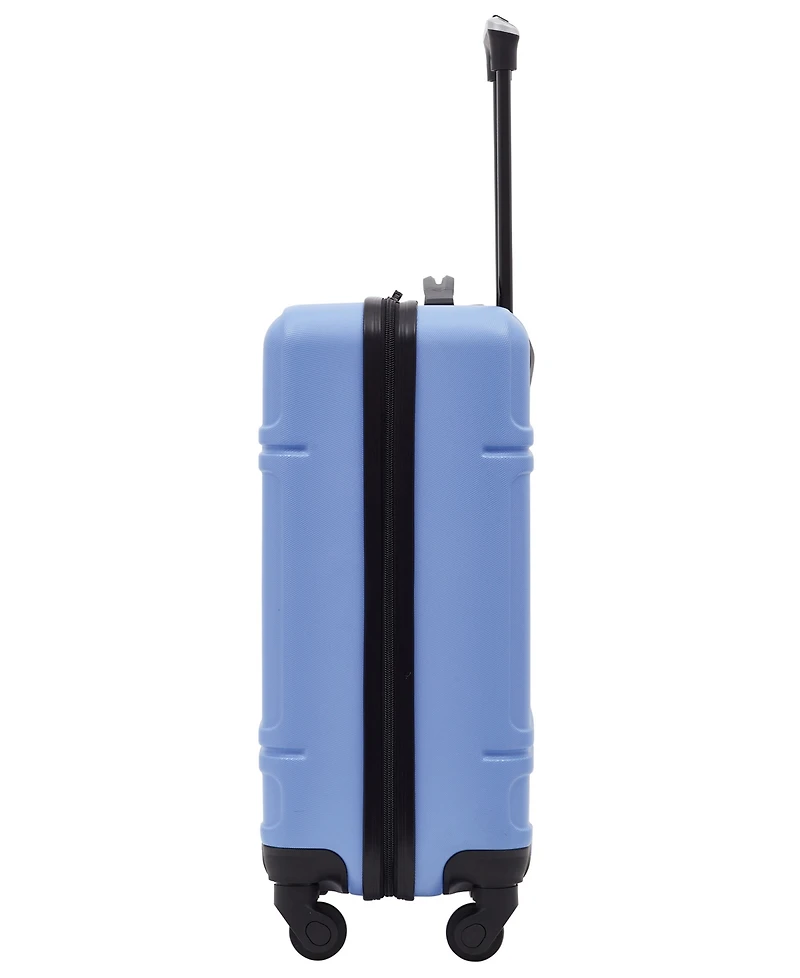 Travelers Club Skyline Collection 20" Rolling Carry-On with 360 Degree 4-Wheel System