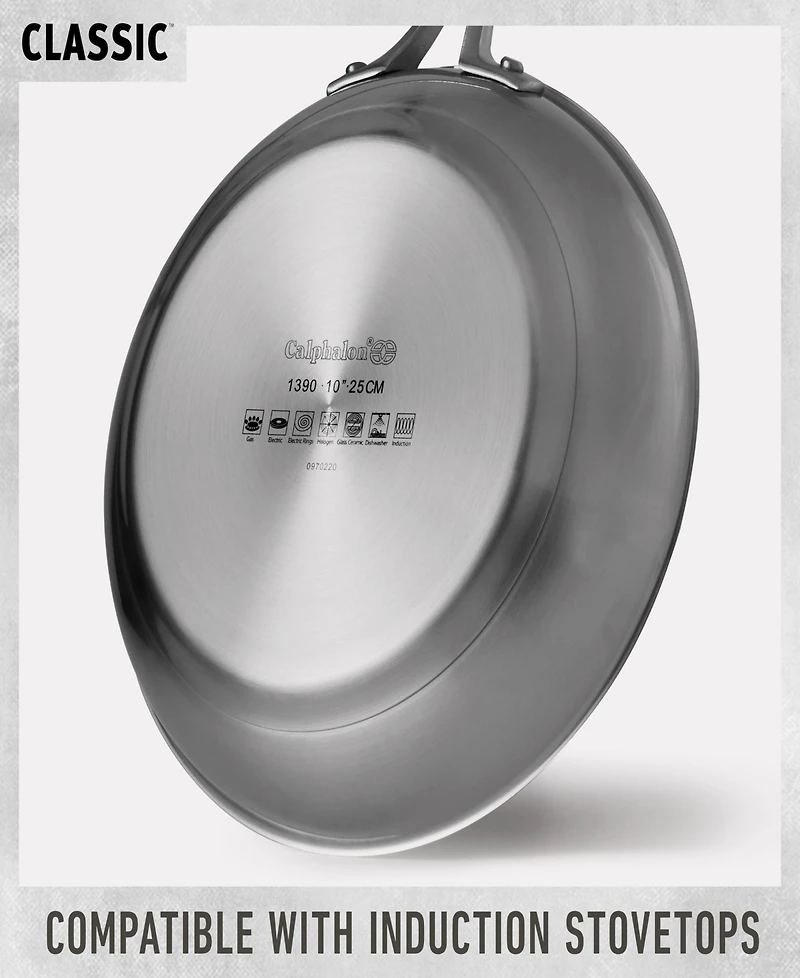 Calphalon Classic Stainless Steel 3.5 Qt. Covered Saucepan