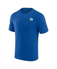 Men's Fanatics Signature Royal New York Giants Modal Short Sleeve T-shirt