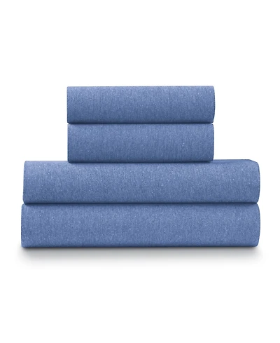 Ella Jayne Soft Heather Jersey Knit 4-Pc. Sheet Set, Queen
