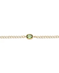 Audrey by Aurate Green Tourmaline Curb Link Bracelet (1/2 ct. t.w.) in Gold Vermeil, Created for Macy's