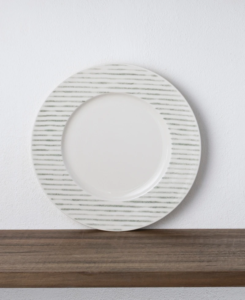 Noritake Hammock Stripes Rim Salad Plates, Set of 4