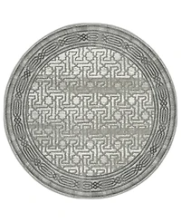 Closeout! Km Home Davide 1231 7'10" x 7'10" Round Area Rug