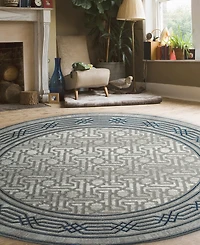 Closeout! Km Home Davide 1231 5'3" x Round Area Rug