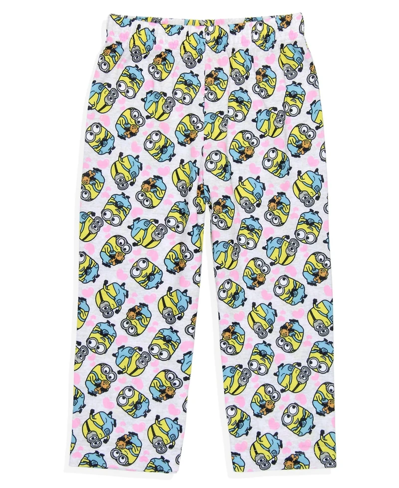 Despicable Me Toddler Girls Minions Bello 2-pc Raglan Shirt and Pant Pajama Set
