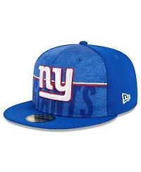 Men's New Era Royal York Giants 2023 Nfl Training Camp 59FIFTY Fitted Hat