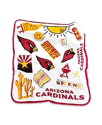 Arizona Cardinals 50'' x 60'' Native Raschel Plush Throw Blanket