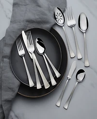 International Silver Fulton Satin 18.0 Stainless Steel 51 Piece Flatware Set, Service For 8