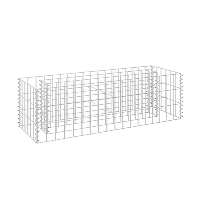 Gabion Raised Bed Galvanized Steel 35.4"x11.8"x11.8"