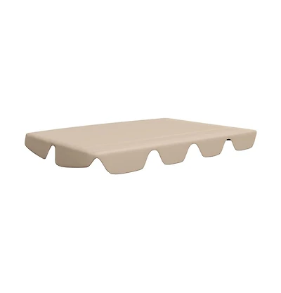 vidaXL Replacement Canopy for Garden Swing Beige 74"/66.1"x57.1"/43.3"