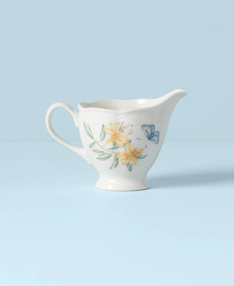 Lenox Butterfly Meadow 7 Oz. Floral Porcelain Creamer