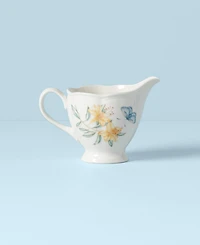 Lenox Butterfly Meadow 7 Oz. Floral Porcelain Creamer