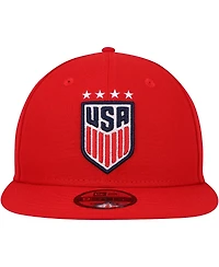 Men's New Era Red Uswnt Team Basic 9FIFTY Snapback Hat