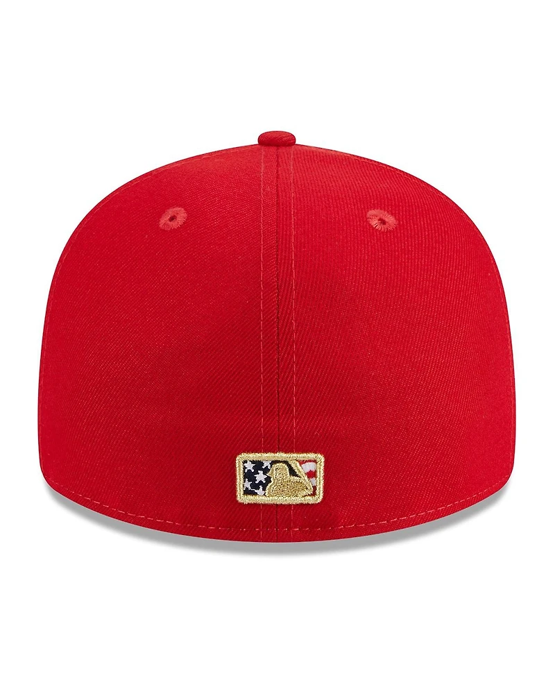 Men's New Era Red Pittsburgh Pirates 2023 Fourth of July Low Profile 59FIFTY Fitted Hat