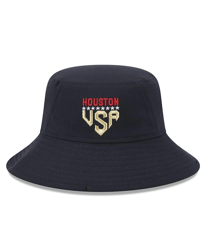 Men's New Era Navy Houston Astros 2023 Fourth of July Bucket Hat