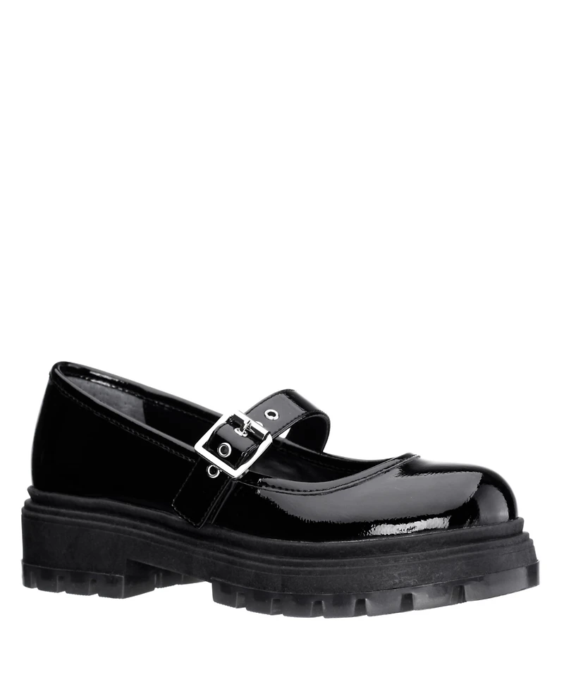 Nina Toddler Girls Kathy Lug Bottom Sole Mary Jane Shoe