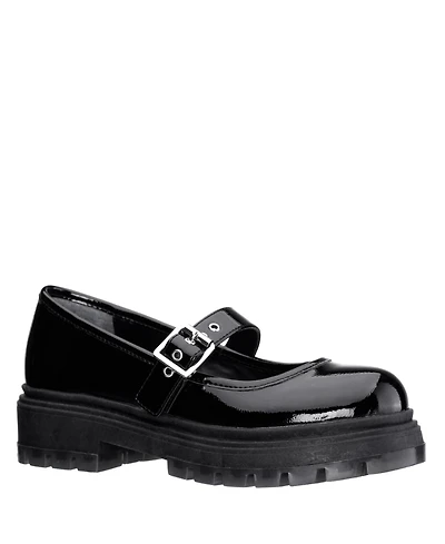 Nina Toddler Girls Kathy Lug Bottom Sole Mary Jane Shoe