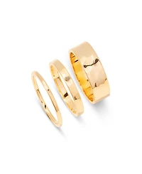 brook & york "14k Gold" Maren Ring Set, 3 Piece
