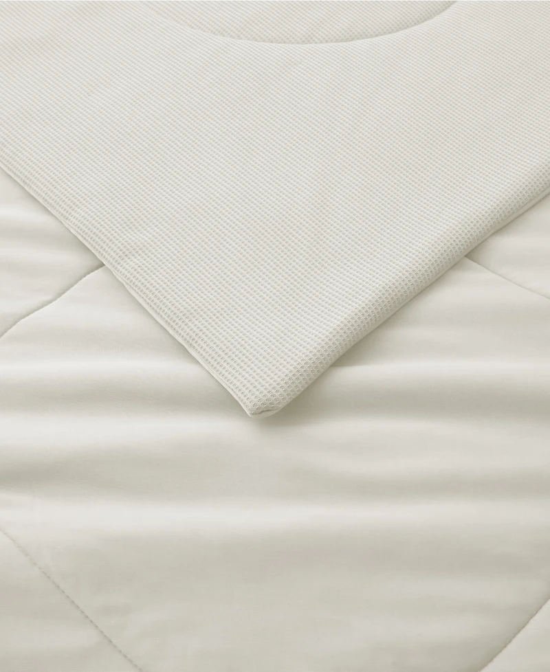 Unikome Waffle Year Ultra Soft Round Reversible Cooling Blanket, Full/Queen