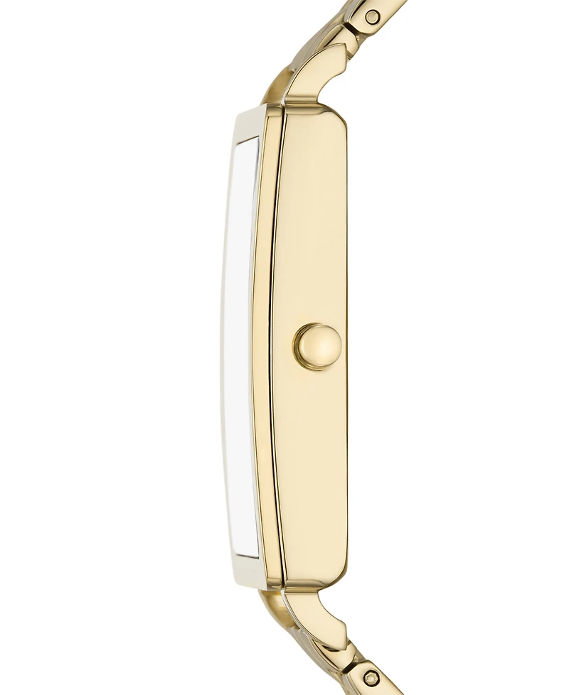 Skagen Women's Hagen Quartz Three Hand Gold-Tone Stainless Steel Watch, 22mm