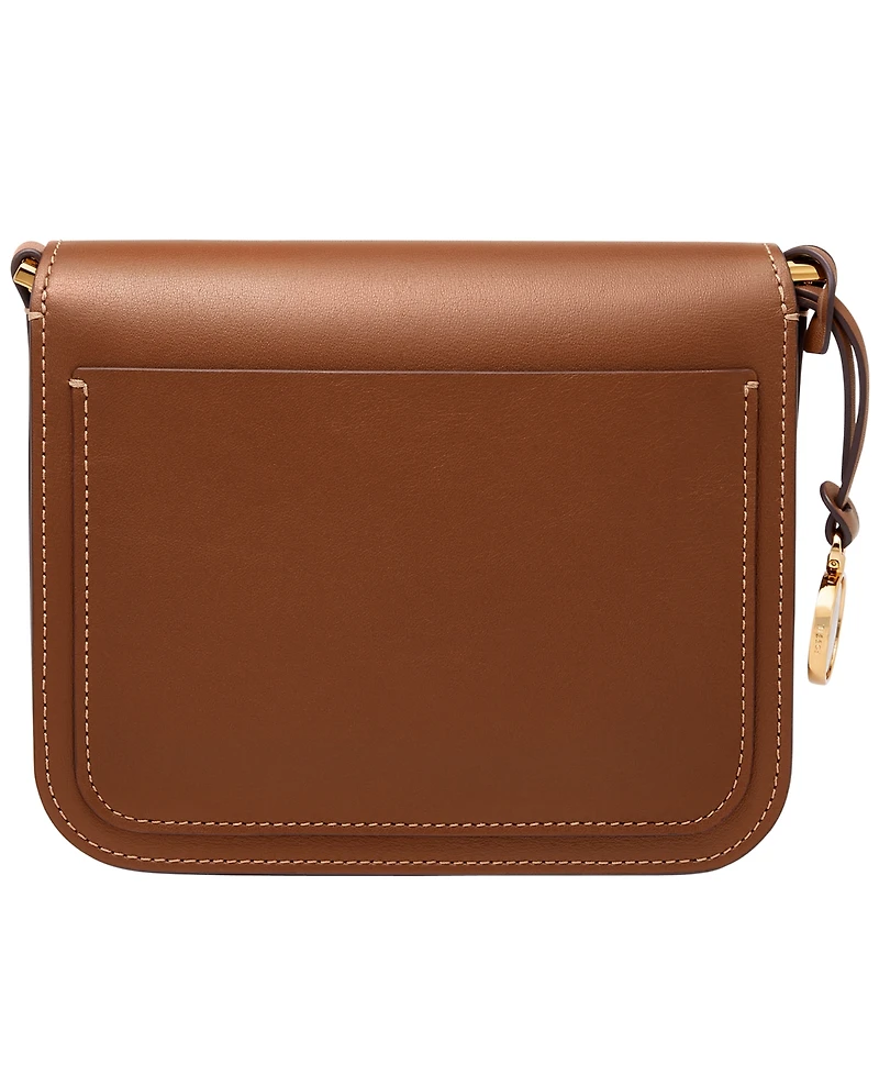 Fossil Lennox Leather Flap Crossbody Bag