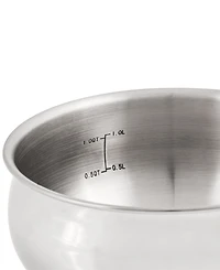 BergHOFF Belly Shape 18/10 Stainless Steel 6.25" Sauce Pan with Ss Lid, 1.5qt.