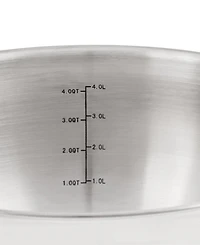 BergHOFF Belly Shape 18/10 Stainless Steel 9.5" Stock Pot with Ss Lid, 5.5qt.