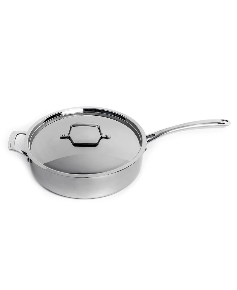 BergHOFF Professional Tri-Ply 18/10 Stainless Steel 11" Saute Pan with Ss Lid, 4.6qt.