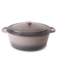 BergHOFF Neo 4pc Cast Iron Cookware Set, Grill Pan, Fry Pan & Oval Dutch Oven