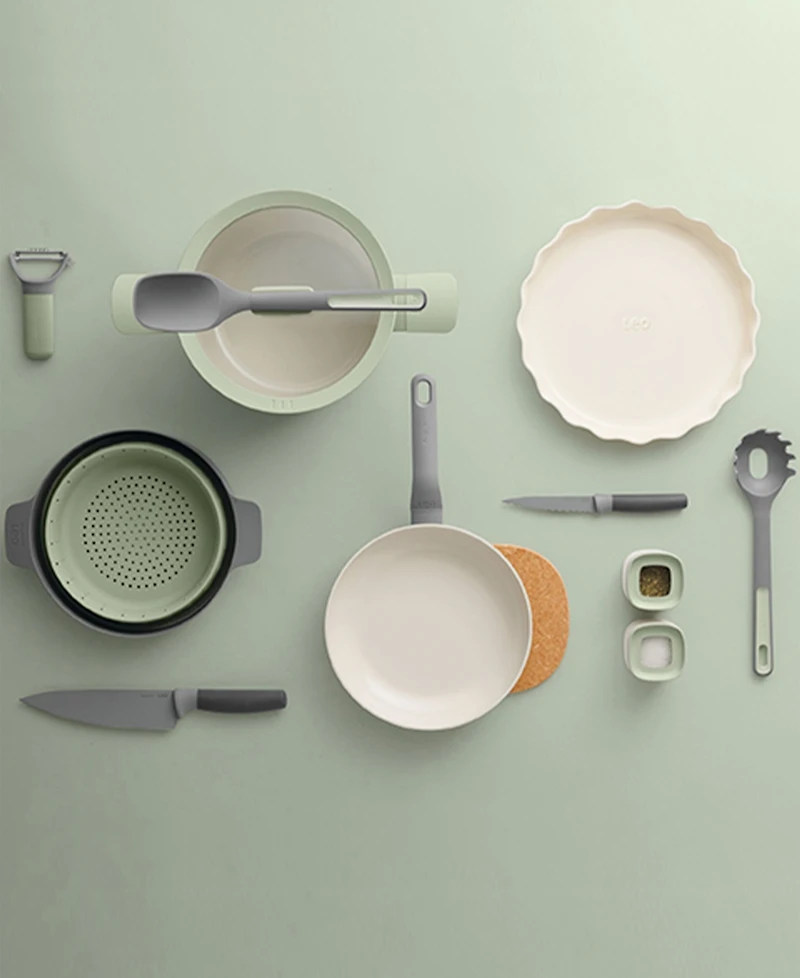 BergHOFF Balance Nonstick Ceramic Saute Pan (Long Handle) 10.25", 3.1qt. With Glass Lid