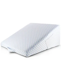 Nestl 12" Cooling Foam Wedge Pillow with Bolster Pillow