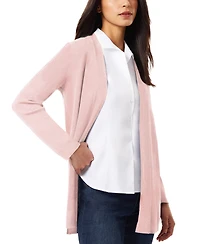 Jones New York Women's Relaxed V-Neck Open Cardigan
