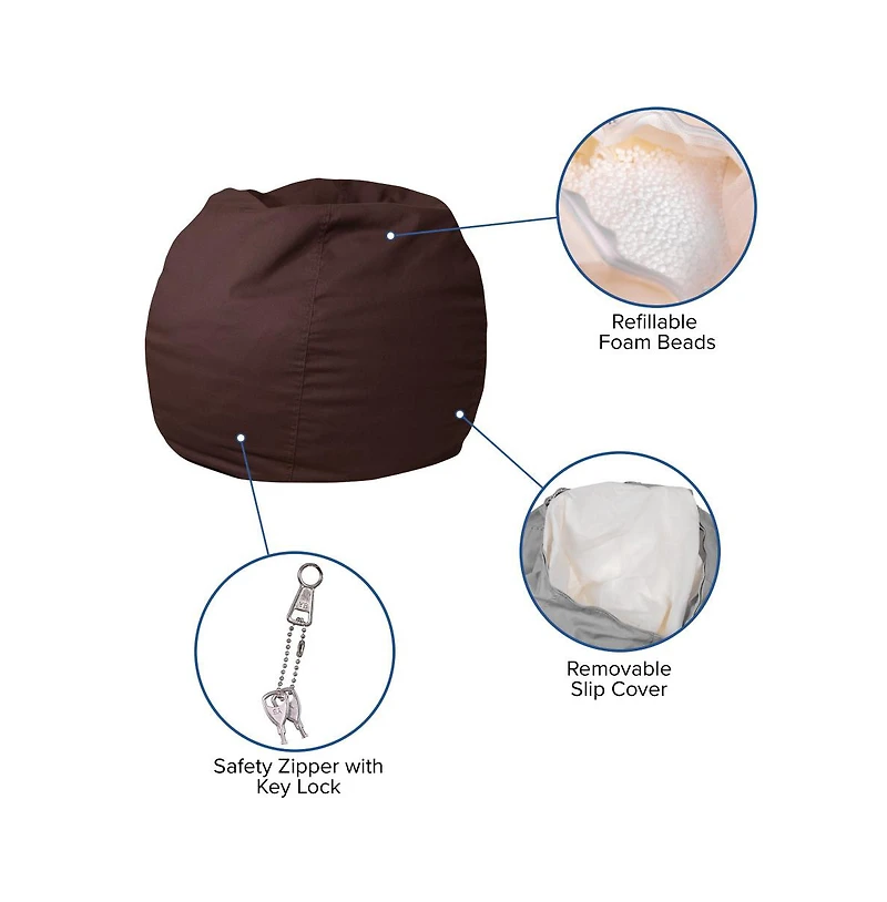 Small Bean Bag Chair For Kids And Teens