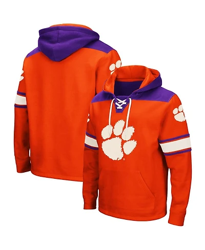 Colosseum Men's Clemson Tigers 2.0 Lace-Up Hoodie