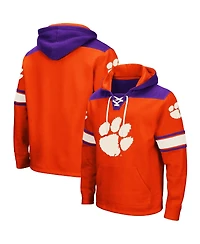 Colosseum Men's Clemson Tigers 2.0 Lace-Up Hoodie