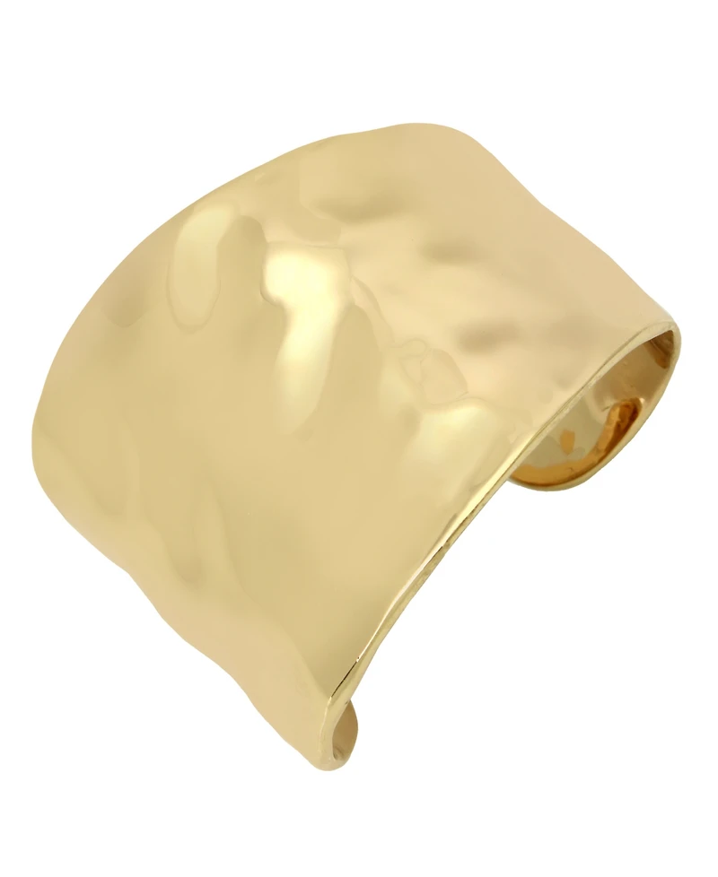 Robert Lee Morris Soho Gold Hammered Cuff Bracelet