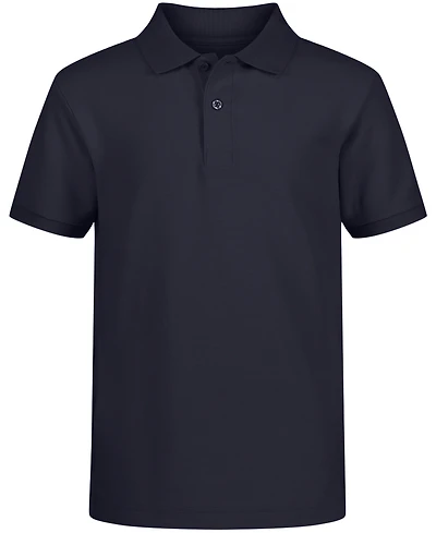 Nautica Husky Boys Uniform Stretch Double Pique Polo