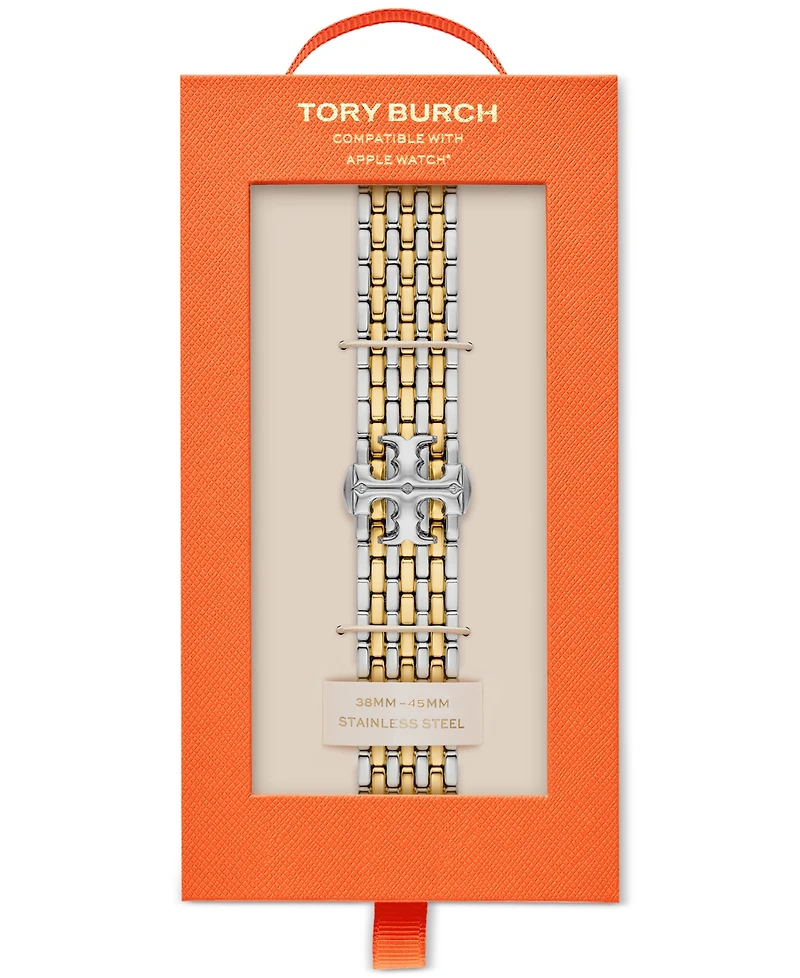 Tory Burch Two-Tone Stainless Steel Bracelet For Apple Watch 38mm-45mm