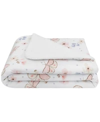 Living Textiles Baby Girls Jersey Sherpa Blanket