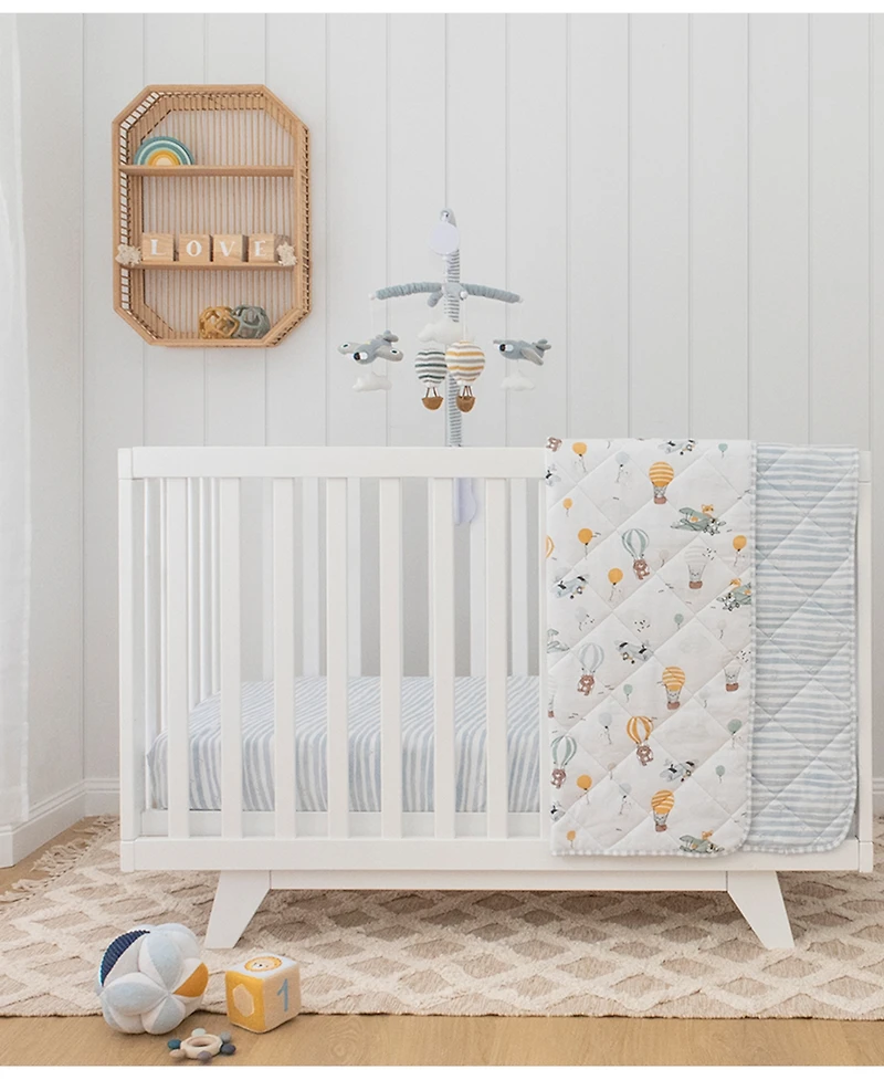 Living Textiles Baby Boys Airplanes Musical Mobile