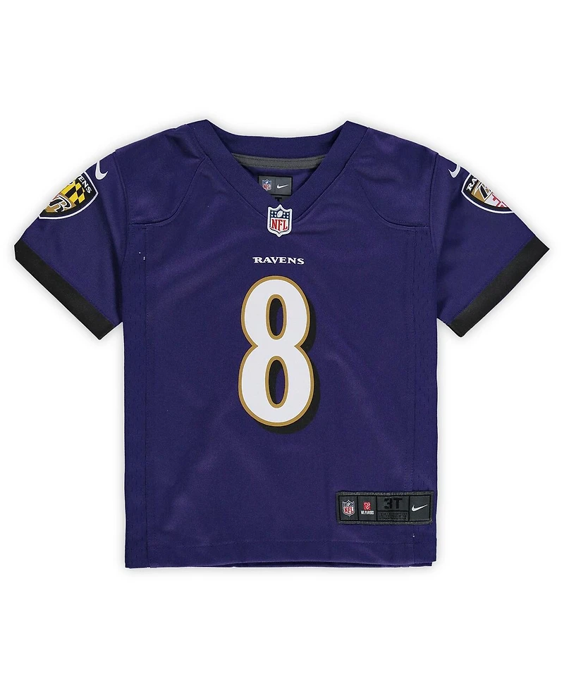 Nike Baltimore Ravens Toddler Boys and Girls Game Jersey Lamar Jackson