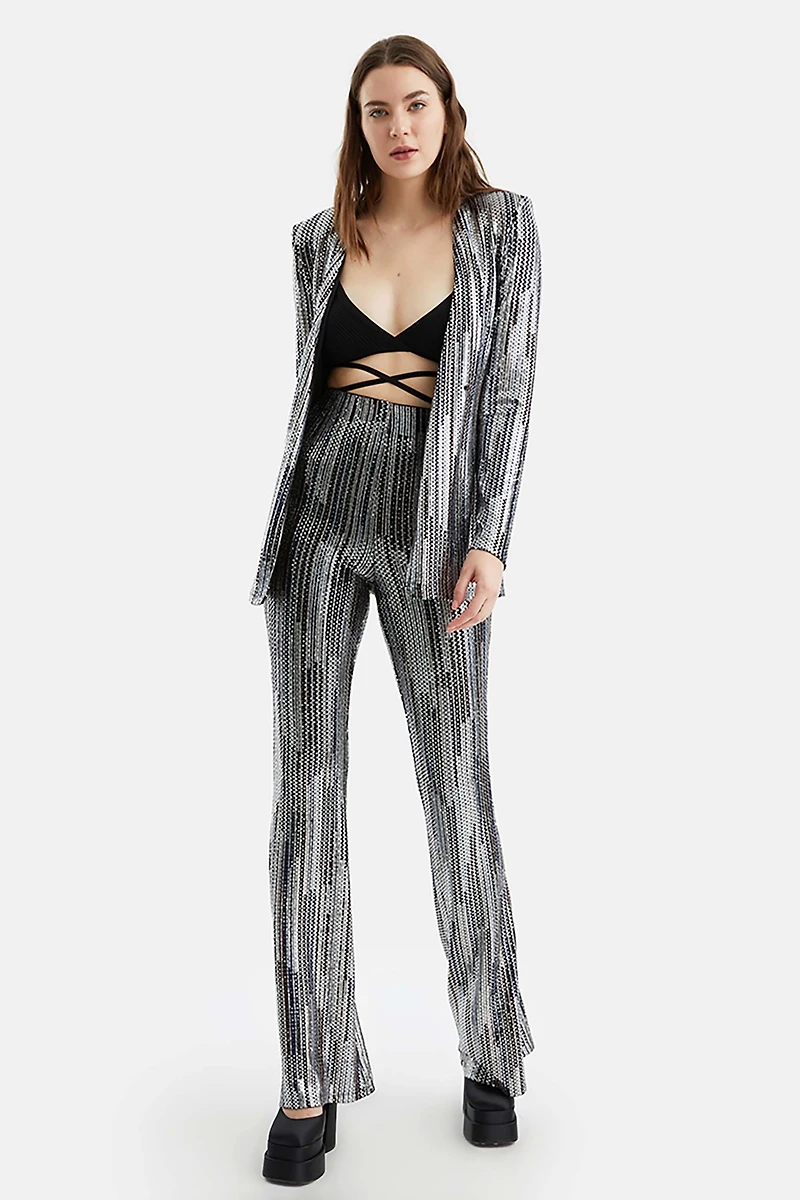 Women's Shoulder Pad Blazer