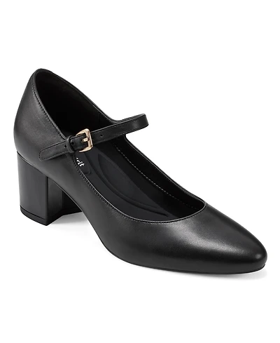 Easy Spirit Women's Cyra Adjustable Strap Block Heel Dress Pumps