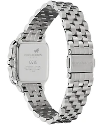 Olivia Burton Women's Grosvenor Silver Stainless Steel Watch 28mm