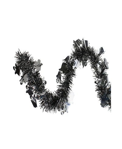 Ghosts Halloween Tinsel Garland, 50' Unlit