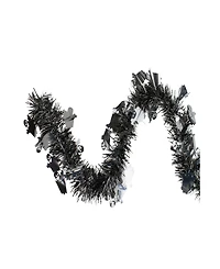 Ghosts Halloween Tinsel Garland, 50' Unlit