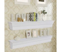 Wall Shelves 2 pcs White