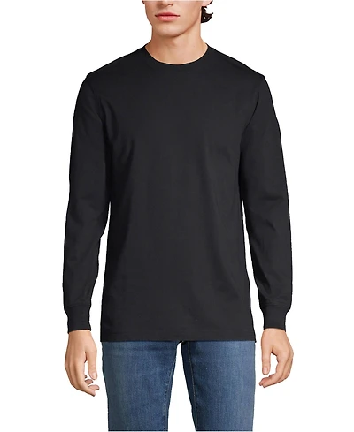 Lands' End Men's Super-t Long Sleeve T-Shirt