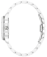 Bulova Women's Marine Star Marc Anthony Series A Diamond Accent White Ceramic Bracelet Watch 36mm