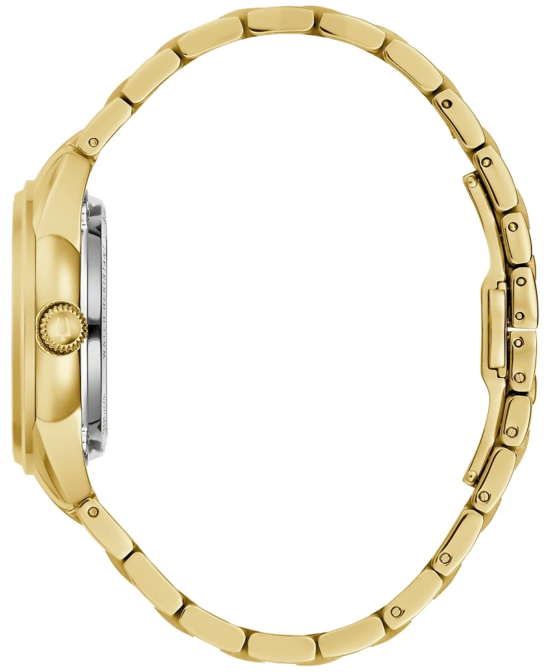 Bulova Women's Automatic Classic Sutton Gold-Tone Stainless Steel Bracelet Watch 35mm